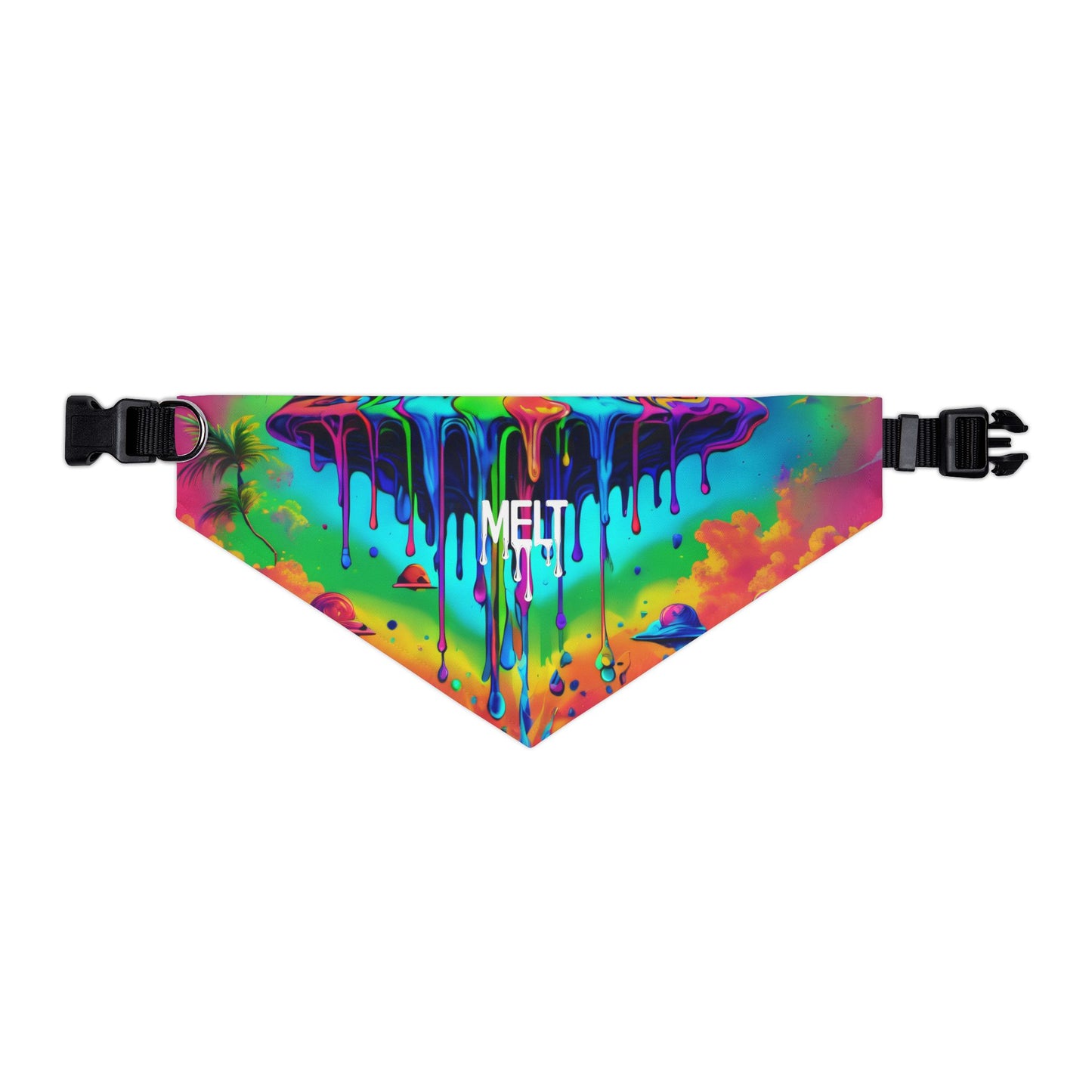 Melted Pooch Pet Bandana Collar