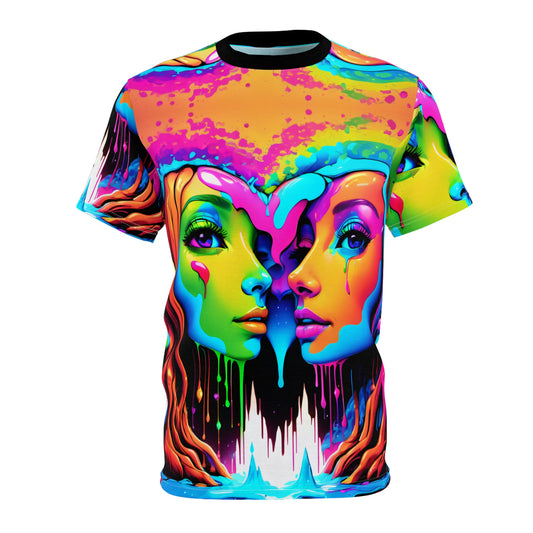 DMT Dames Unisex Cut & Sew Tee (AOP)