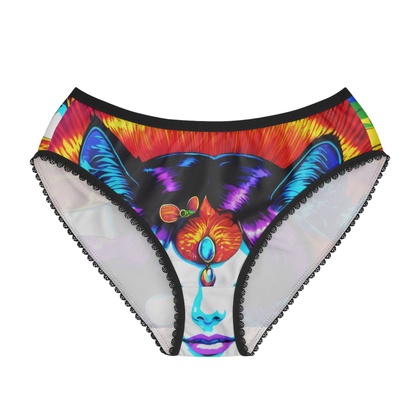 Queen's Kitten Women's Briefs (AOP)