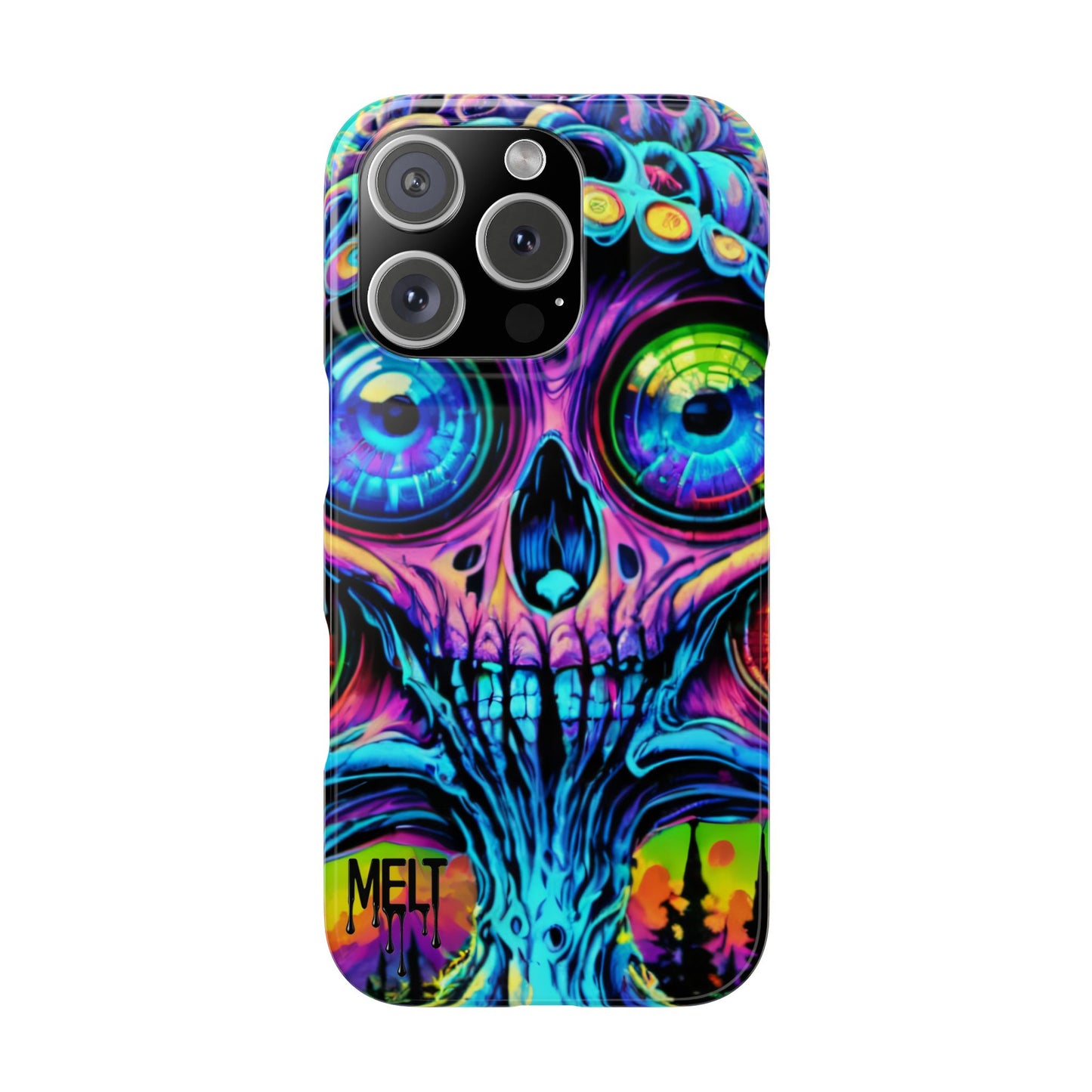 Skull Melt Slim Cases