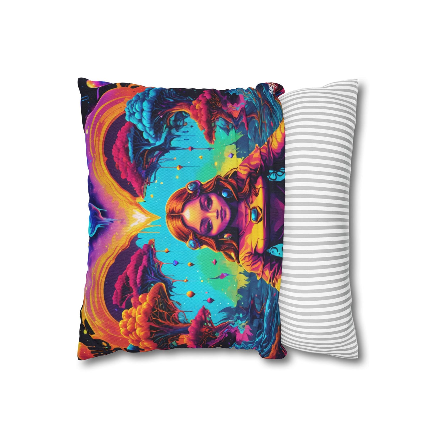 She Knows Spun Polyester Square Pillow CASE