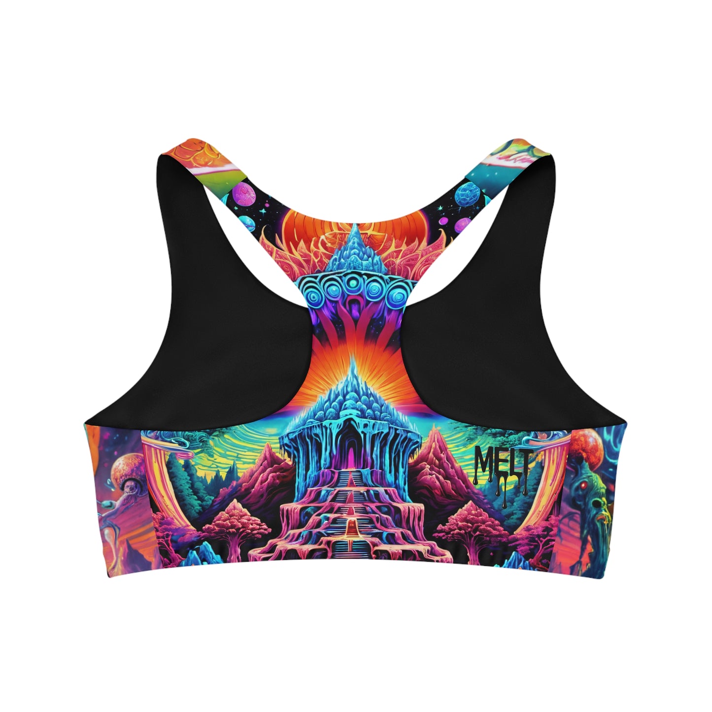 Sight Seeing Seamless Sports Bra (AOP)