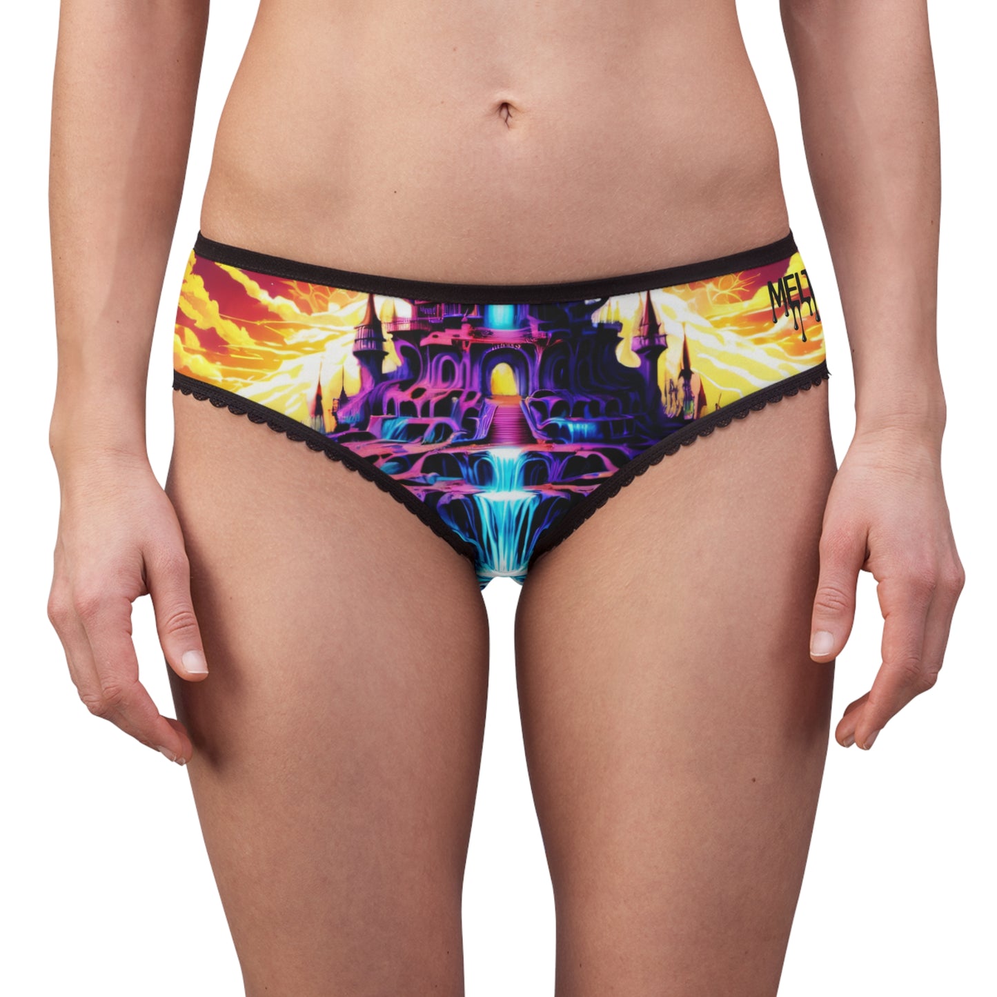Liquid Castles Women's Briefs (AOP)