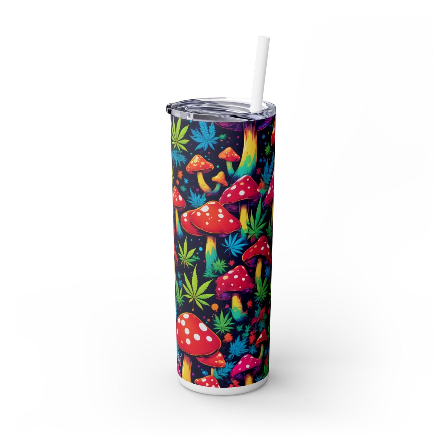 SMUSHED Skinny Tumbler with Straw, 20oz