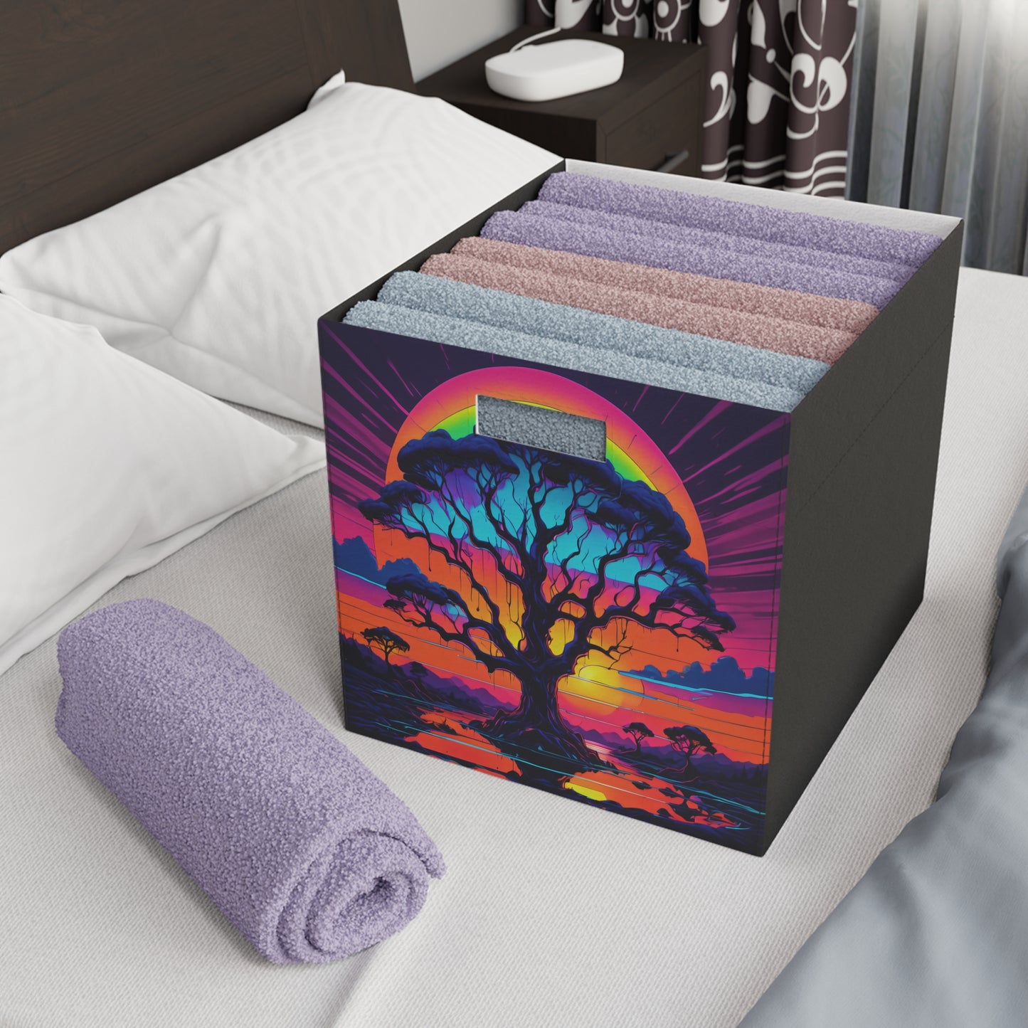 Special Tree Felt Storage Box