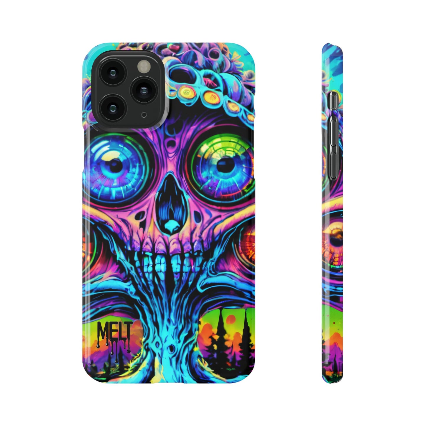 Skull Melt Slim Cases