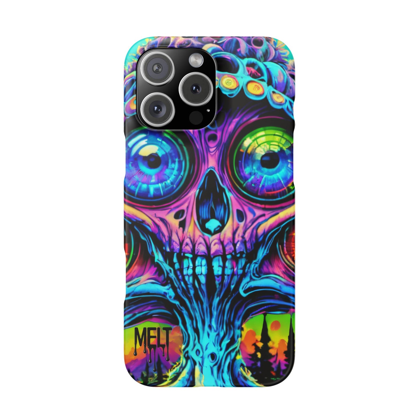 Skull Melt Slim Cases