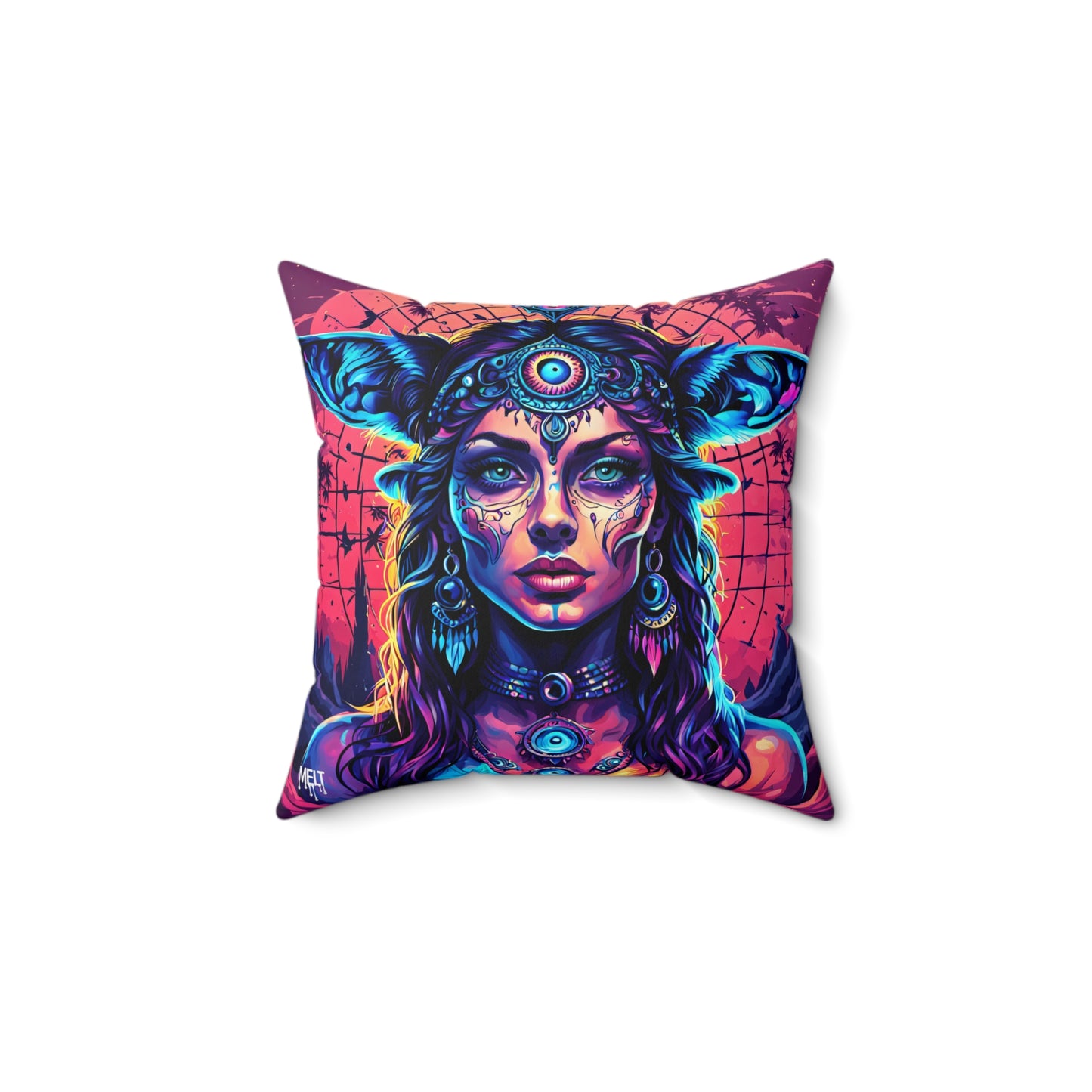 Spectral Empress Spun Polyester Square Pillow